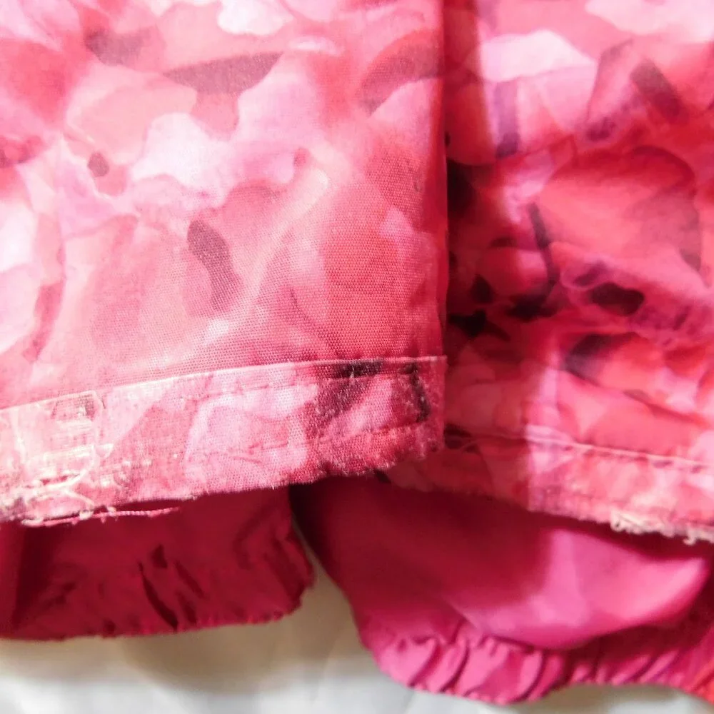 Champion Pink Floral Snow Pants Kids Size XL 14–16